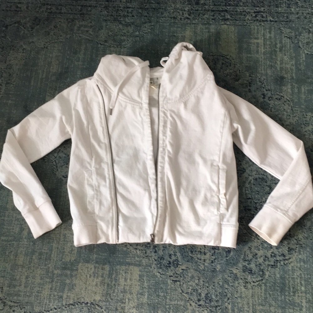 White converse jacket